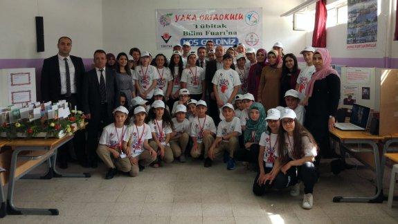 "TÜBİTAK 4006 " Bilim fuarları kapsamında İlçemiz Okullarının düzenlediği Bilim Fuarlarının açılışları yapıldı. 
